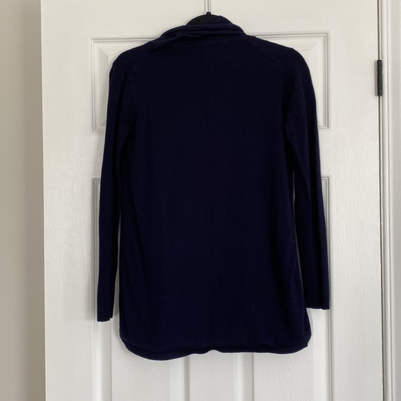 Womens Zara Navy Blue Cardigan - Picture 2 of 3